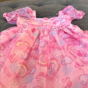 Barbie Pink Fabric with Logo